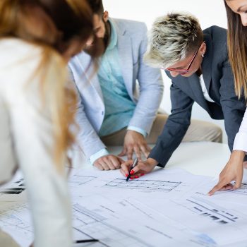 Business people conference and meeting in modern office